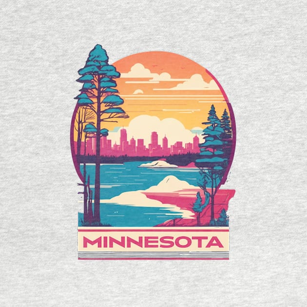 Minnesota Vintage Design by huefinder